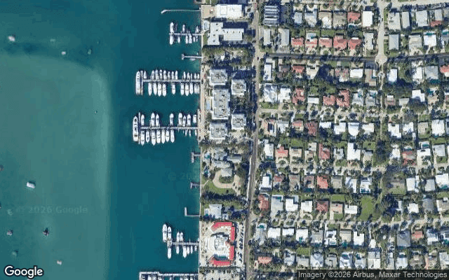 Aerial view of Cannonsport / Palm Beach Shores Marina marina in Palm Beach Shores, FL
