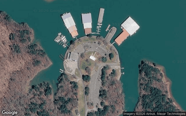 Bay Springs Marina satellite view