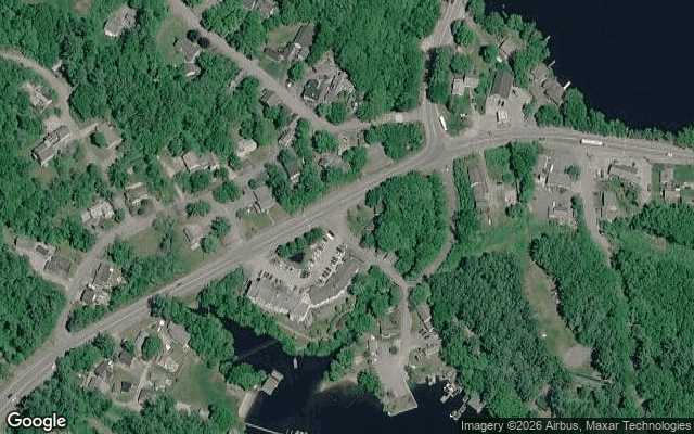 Lake Sunapee Marina satellite view