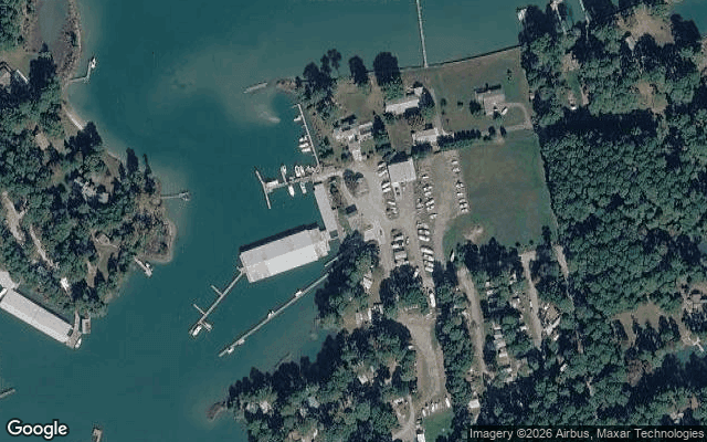 Smith Point Marina satellite view